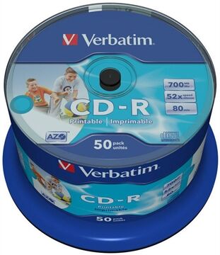 Verbatim 43438 CD-R AZO SURFACE 52X