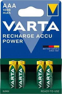 Varta AAA 1000mAh 4er Blister