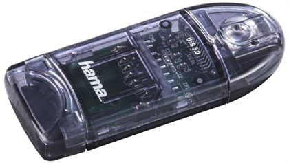 Hama USB-3.0-Kartenleser SD/micro SD (anthrazit)