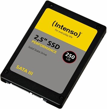 Intenso SSD 2,5" SATA III Perform. (250GB) (Schwarz)