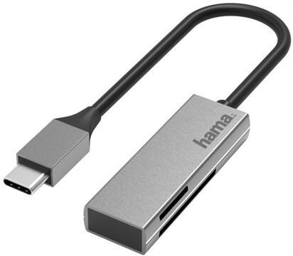 Hama USB-Kartenleser (silber)