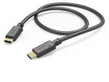 Hama Ladekabel USB-C>USB-C (1m) (Schwarz)