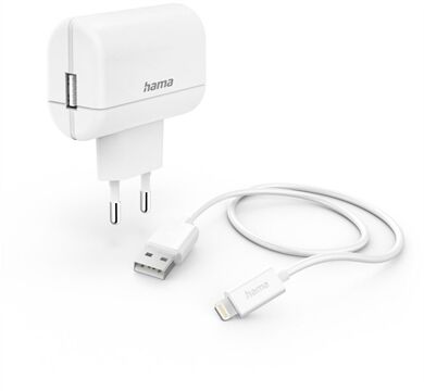 Hama Lightning Ladeset (12W) (weiß)