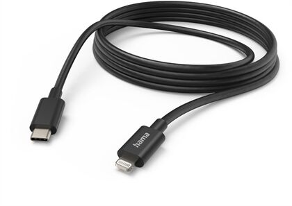 Hama Ladekabel USB-C>Lightning (3m) (Schwarz)