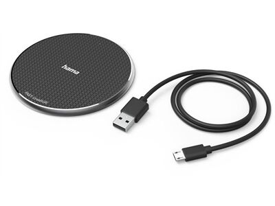 Hama Wireless Charger QI-FC10 (10W) (Schwarz)