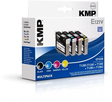 KMP E 121 V/Epson Stylus Multipack T128 (4-farbig)