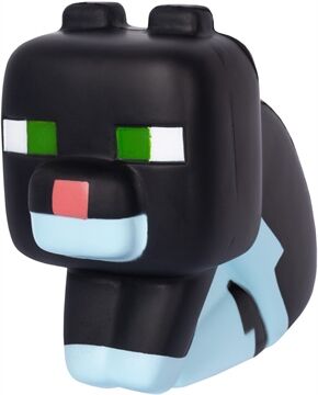 JUSTTOYS Minecraft Mega SquishmeS2 Katze (Schwarz)