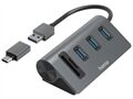 Hama USB-Hub/Kartenleser 5 Ports