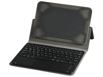 Hama Tablet-Case Premium mit Tastatur für Tablets 24-28 (Schwarz)